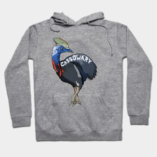 Cassowary Australian Bird Hoodie